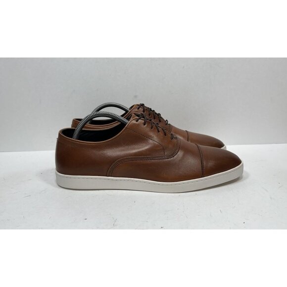 Allen Edmonds Park Avenue Sneaker Chili Brown Leather Men's